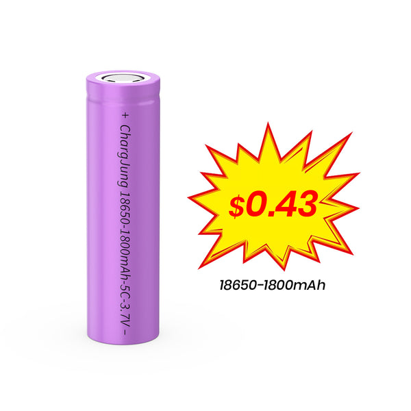 100% Original Rechargeable 18650 1800mAh 5C 3.7V Lithium Battery