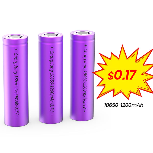 18650 1200mAh Rechargeable Lithium Battery