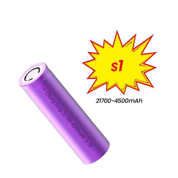 100% Real Rechargeable 21700 4500mAh 3.7V Lithium Ion Battery Support Customize