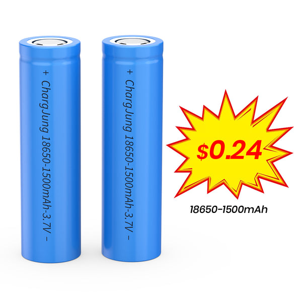 100% Original Rechargeable 18650 1500mAh Lithium Ion Battery